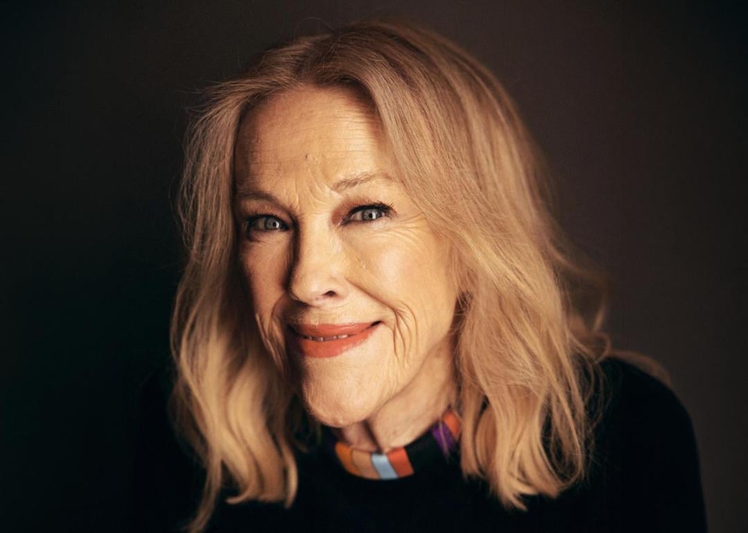 Catherine O'Hara poses in the Getty Images Portrait Studio