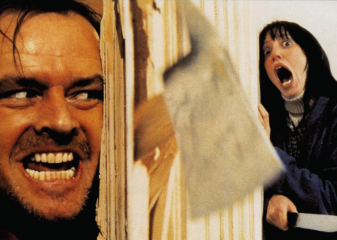 "The Shining" a 1980 British-American psychological horror film starring Jack Nicholson and Shelly Duvall