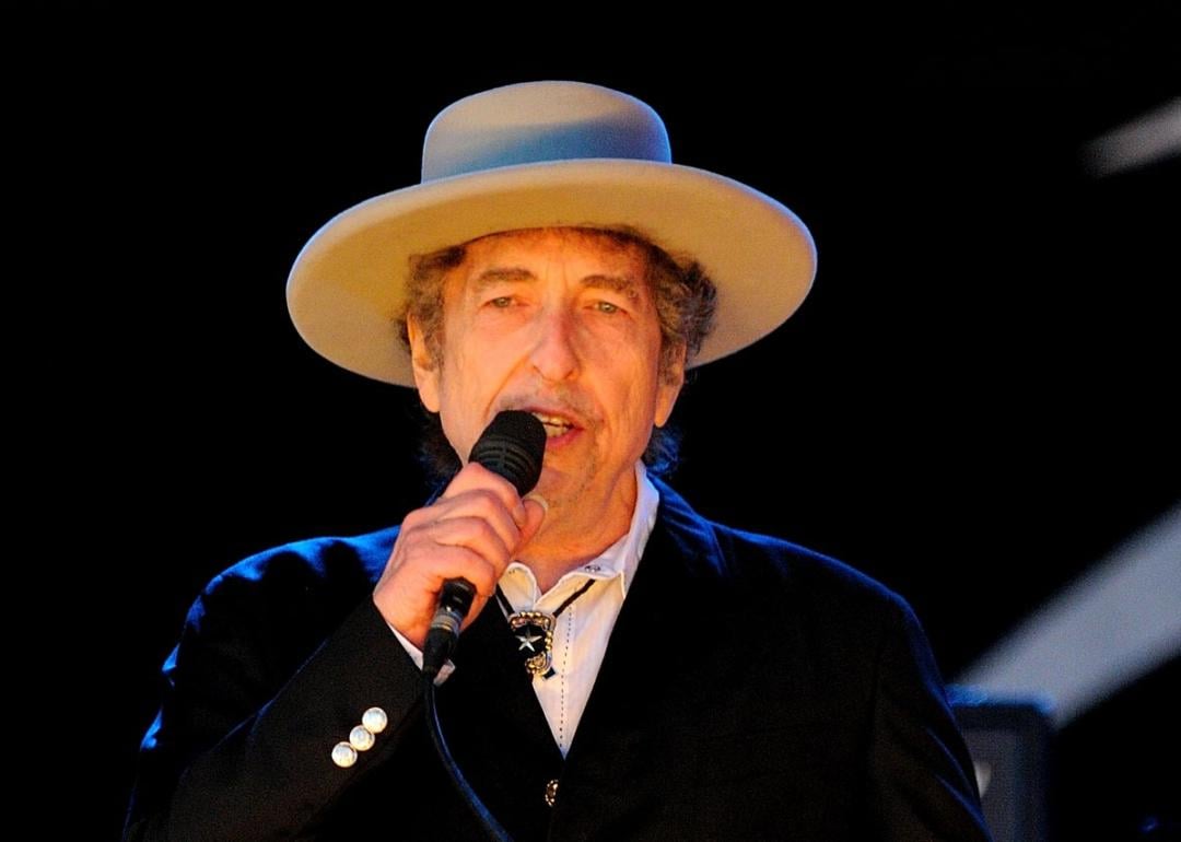 Bob Dylan performs on stage during Hop Farm Festival at Hop Farm Family Park on June 30, 2012 in Paddock Wood, United Kingdom