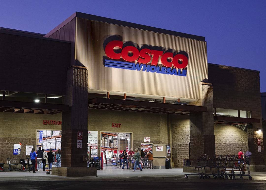 Shoppers enter a Costco Wholesale store in Peoria, Arizona.