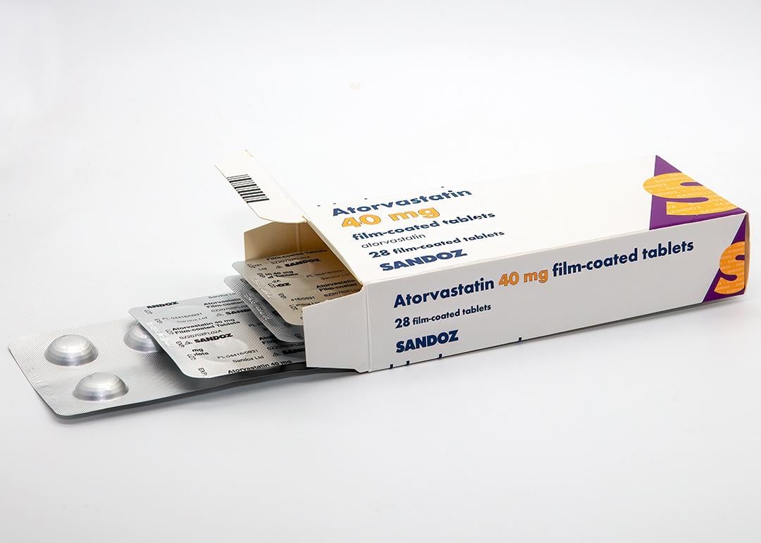 A box of Atorvastatin.