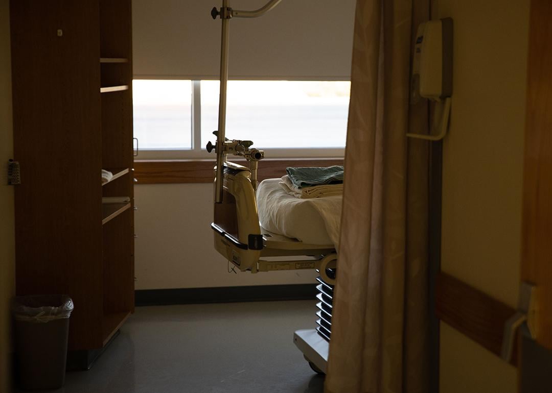 A hospital room in Van Wert County Hospital, Ohio.