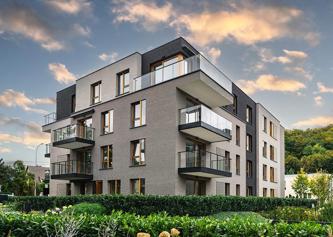 A modern residential housing development.