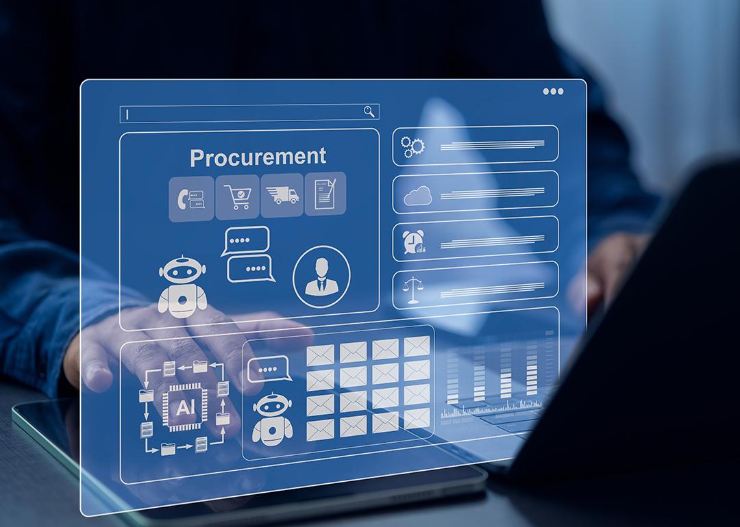 Concept of a digital procurement system.