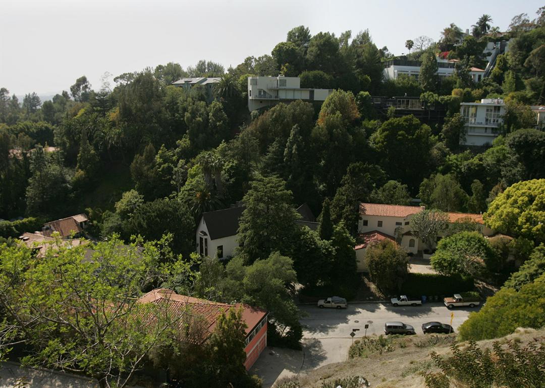 "The Crests" neighborhood, above Beverly Hills in California.