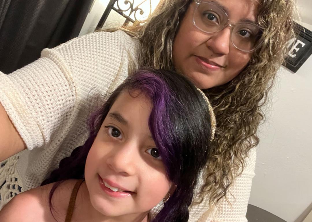 Sierra Rios and her daughter, Nevaeh.