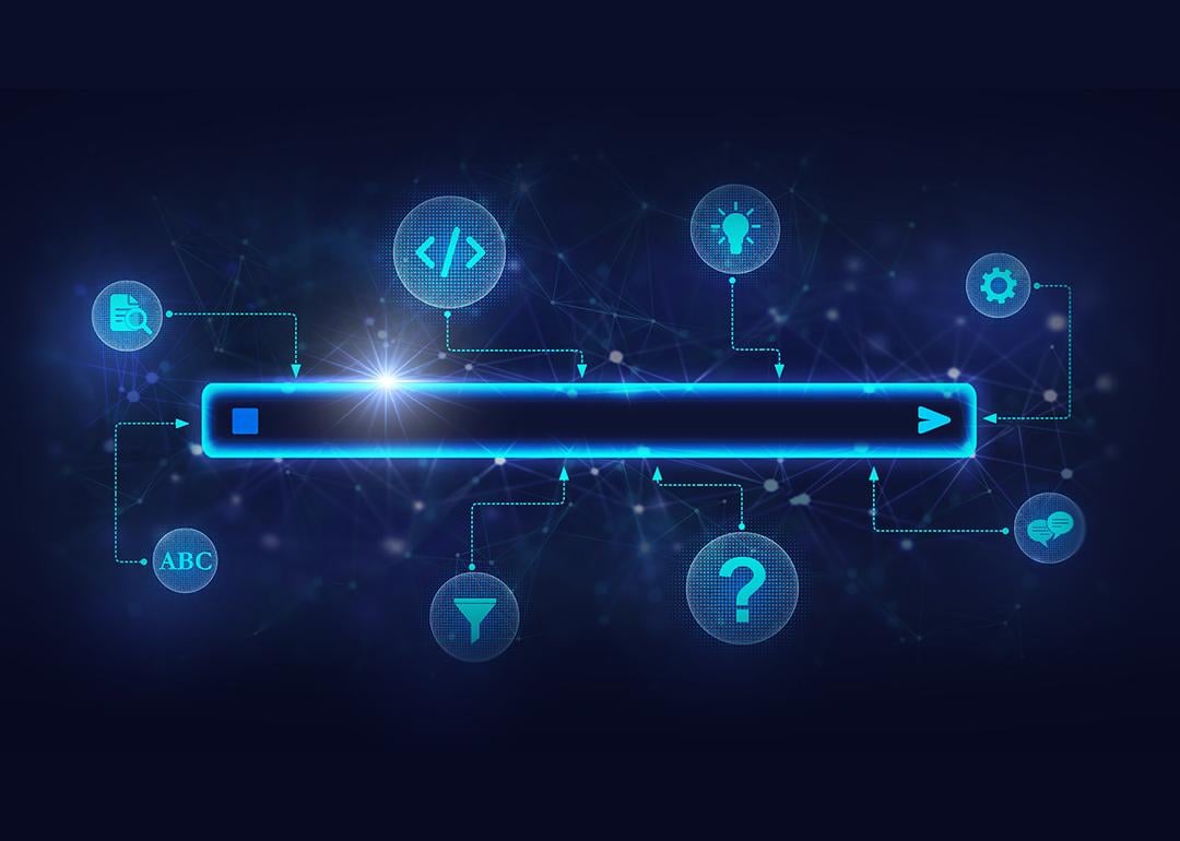 A conceptual illustration of Search Generative Experience or SGE.