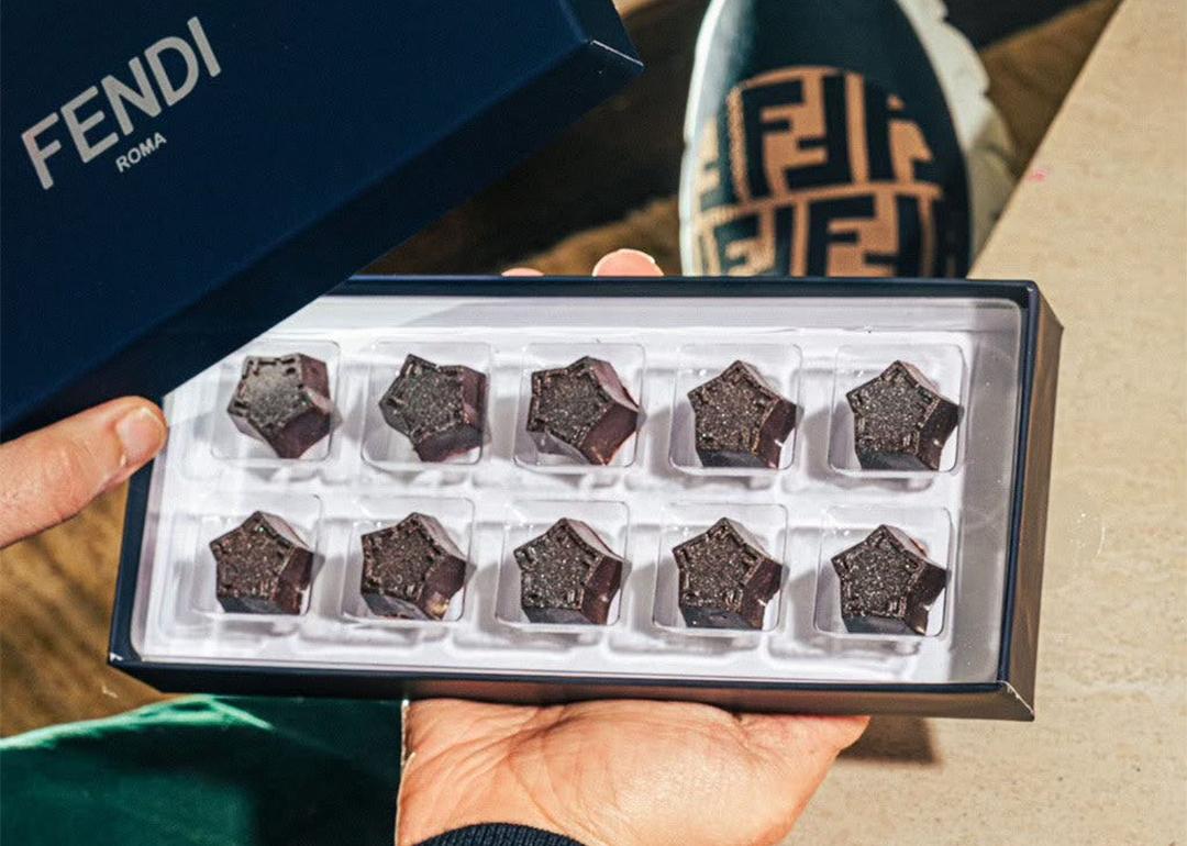 A box of luxury chocolates.