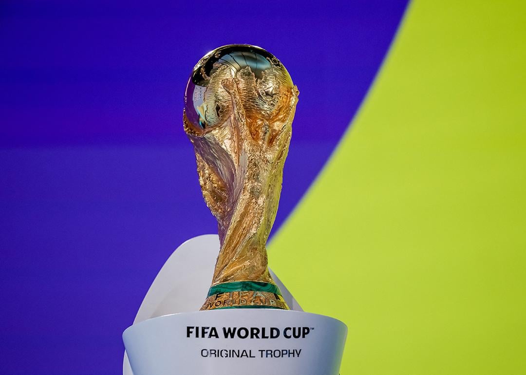 The FIFA World Cup trophy ahead of the 2026 FIFA World Cup.