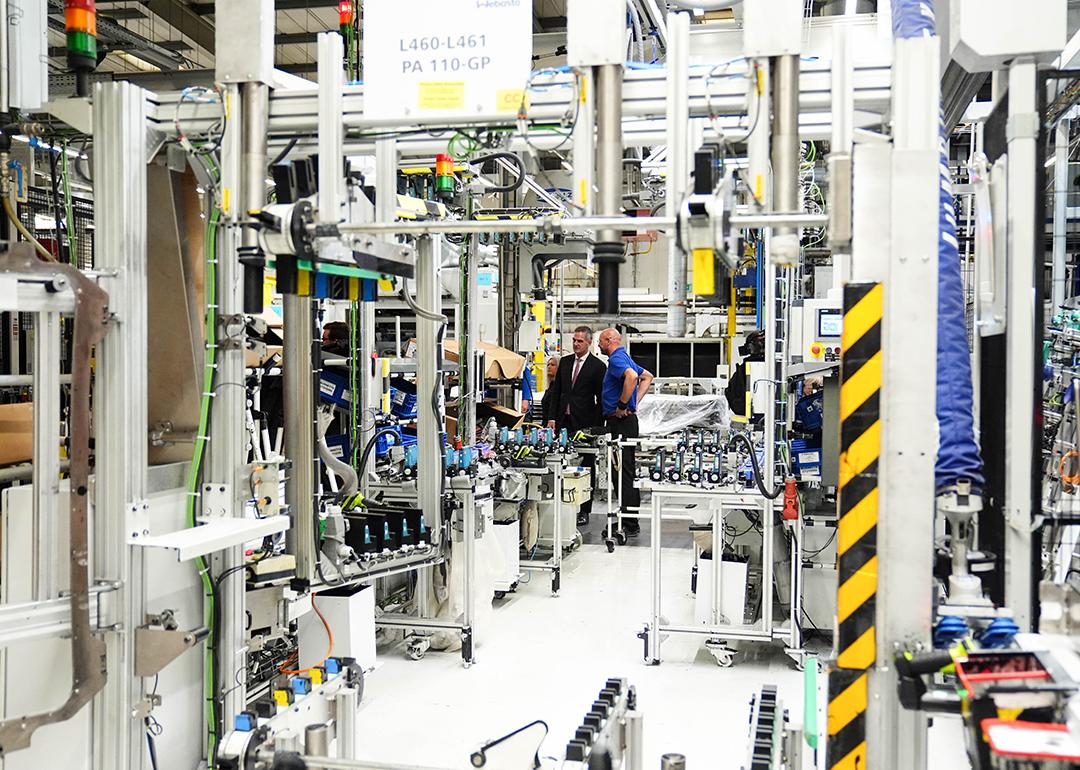 Site visit to Jaguar Land Rover's supplier, Webasto. 