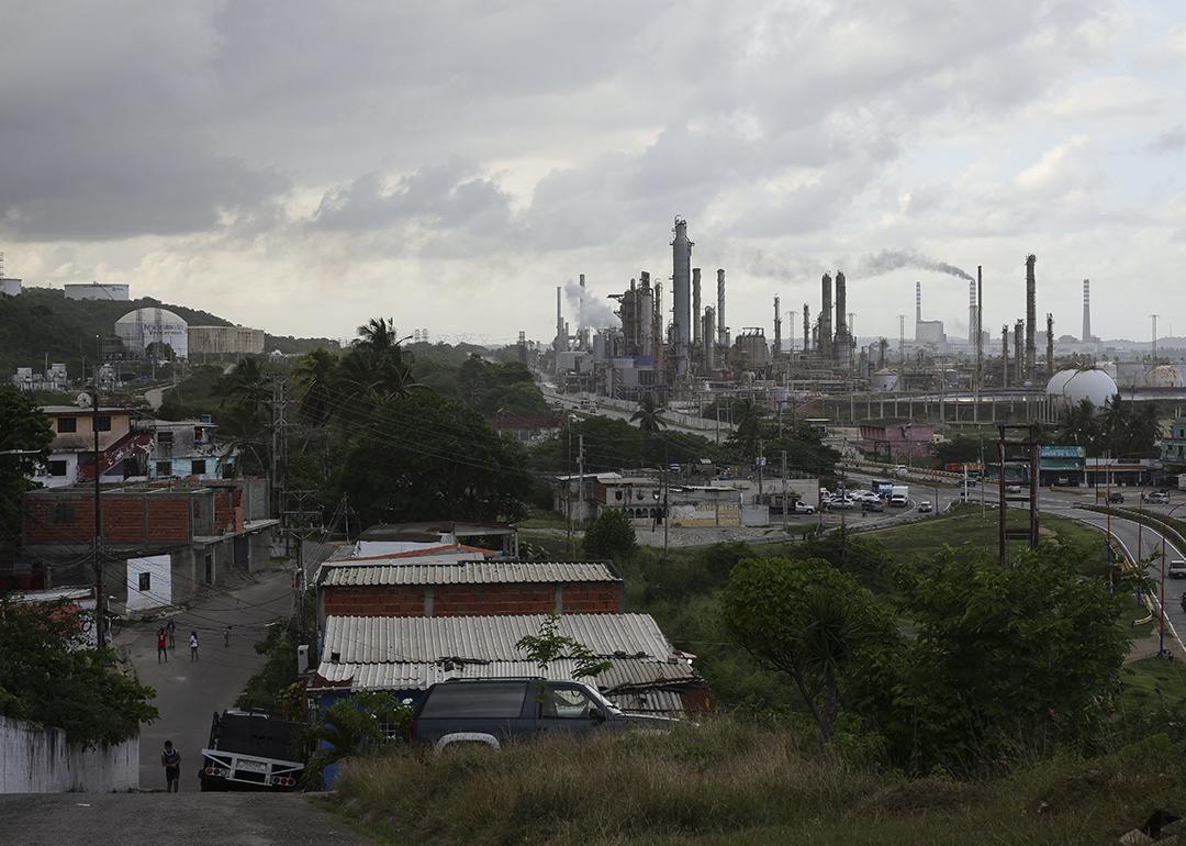 A view of the El Palito refinery of PDVSA, a Venezuelan state oil company.