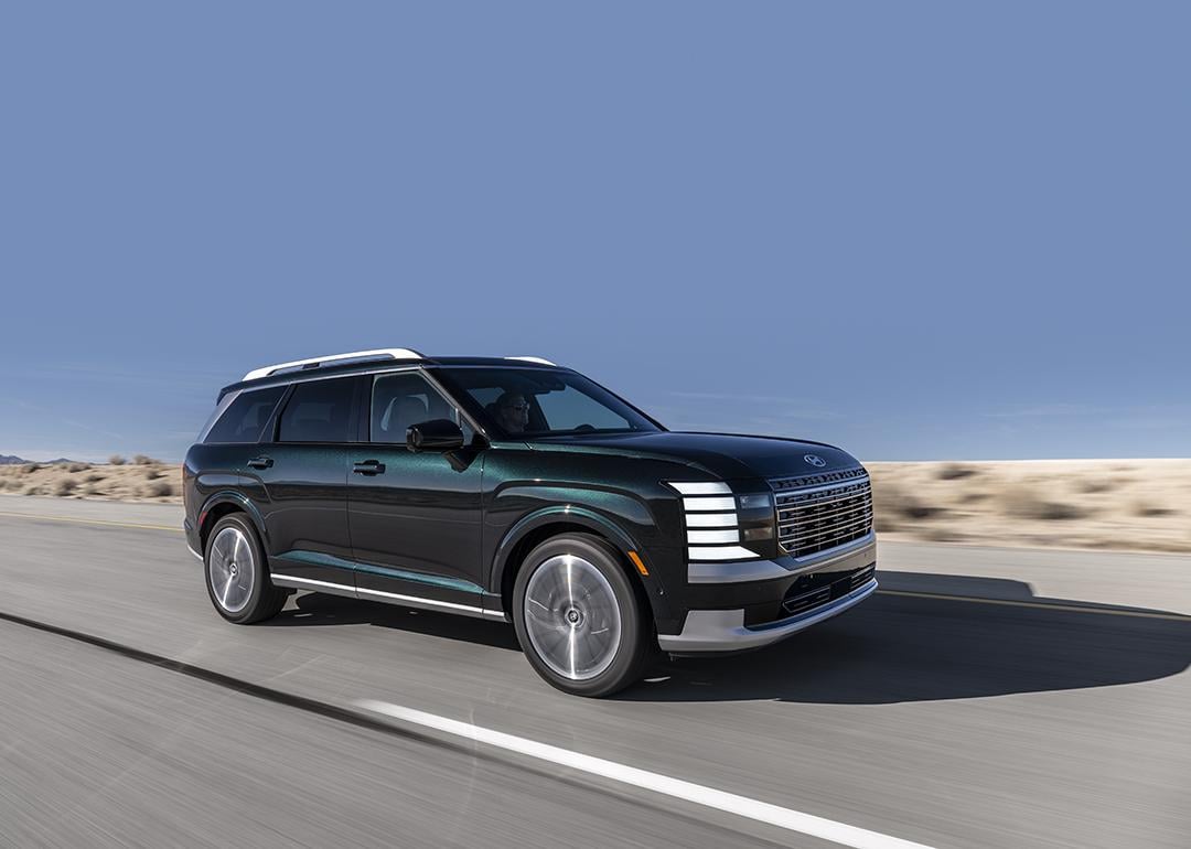 A Hyundai 2026 Palisade SUV on the road.