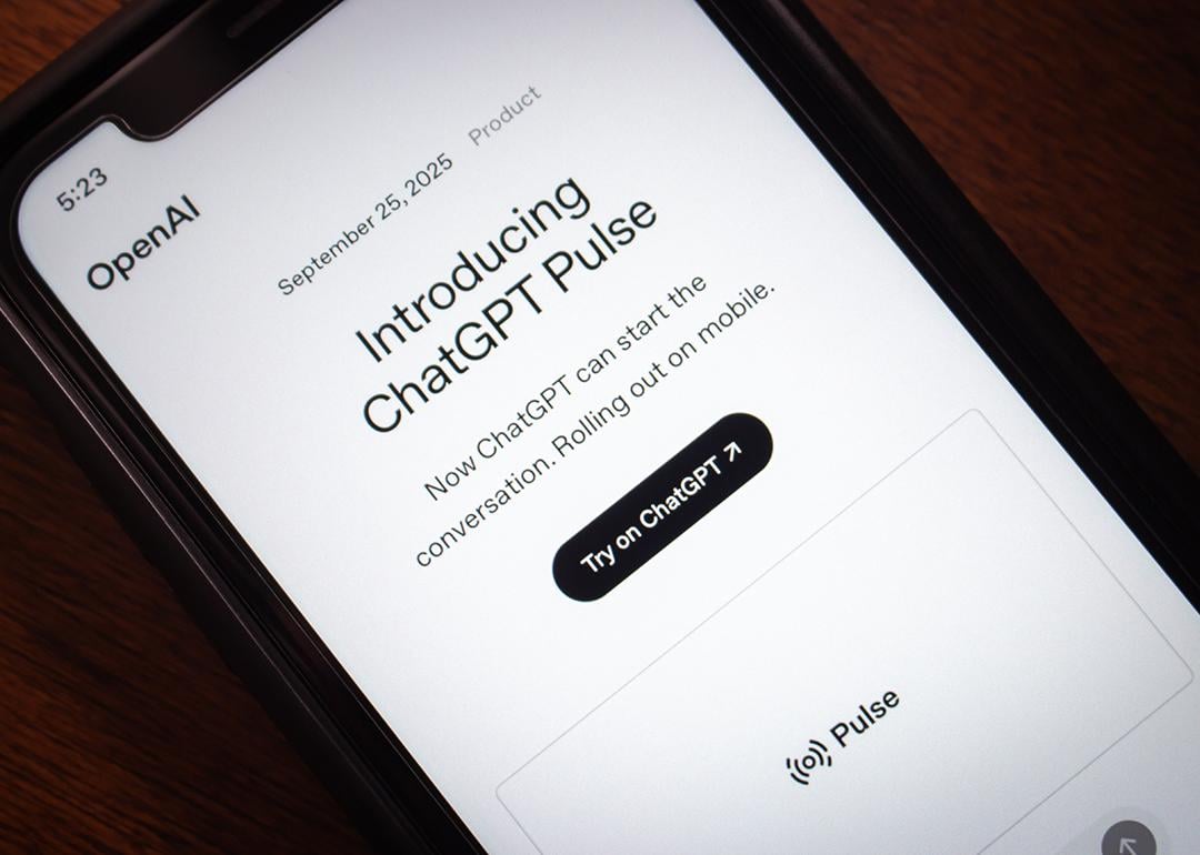 ChatGPT Pulse app on a smartphone.
