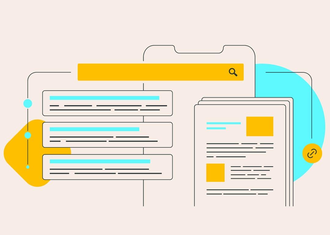 A vector illustration of SEO ranking and website result concept graphics.