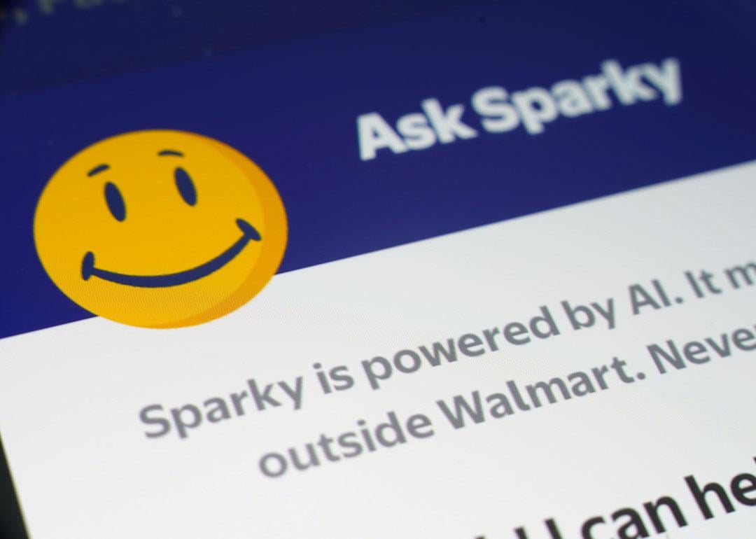Walmart's Sparky AI Assistant app.