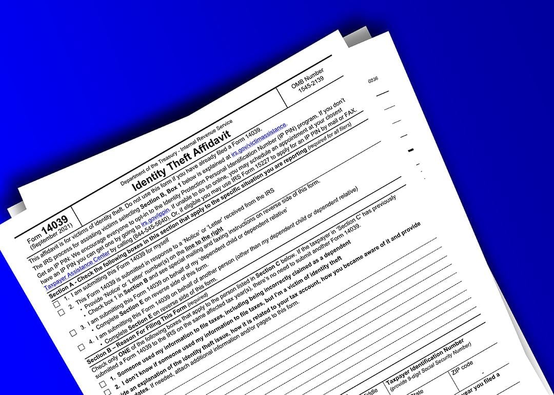 Identity Theft Affidavit forms.