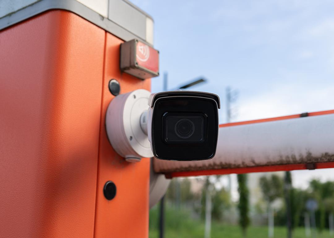 A smart digital surveillance camera for car identification.