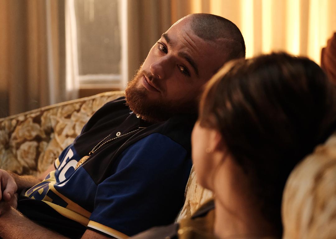 A promotional still of Angus Cloud as Fezco in Season 2, Episode 6 of HBO's Euphoria.