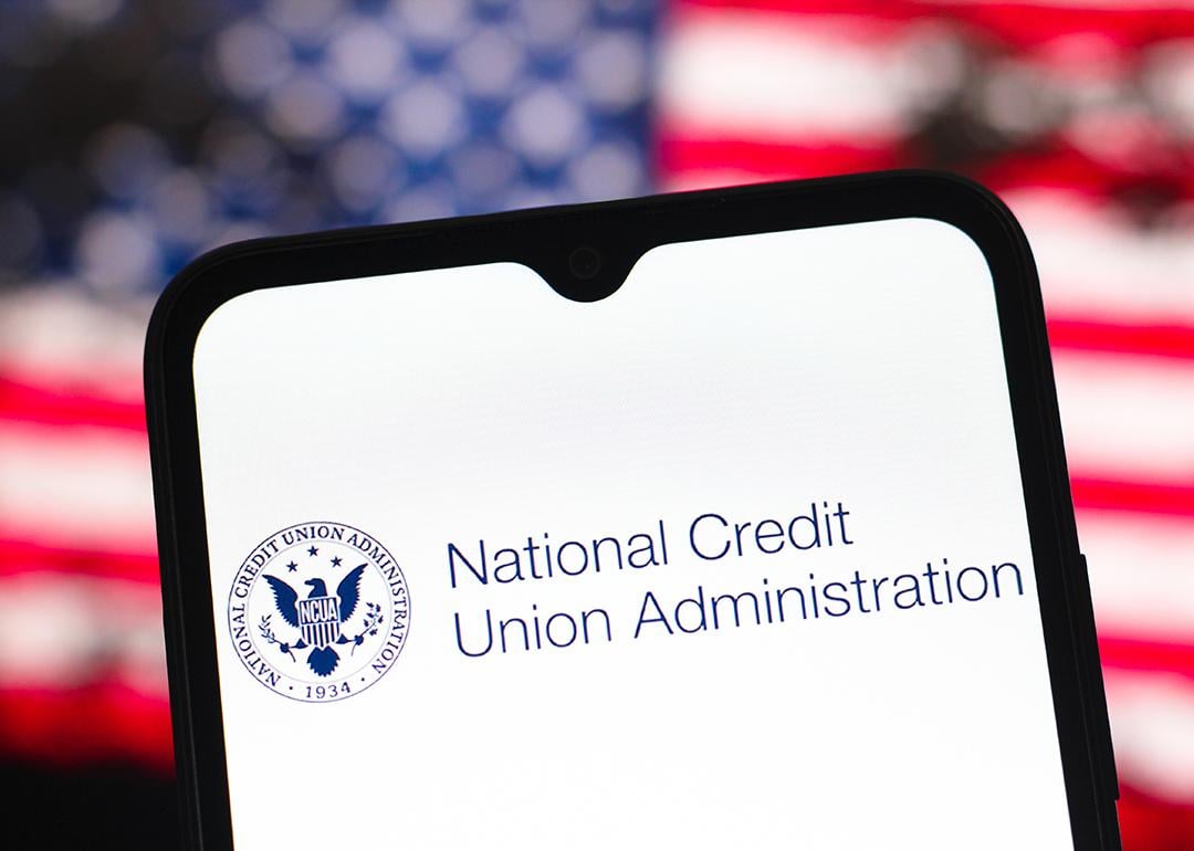 The National Credit Union Administration logo displayed on a smartphone screen.