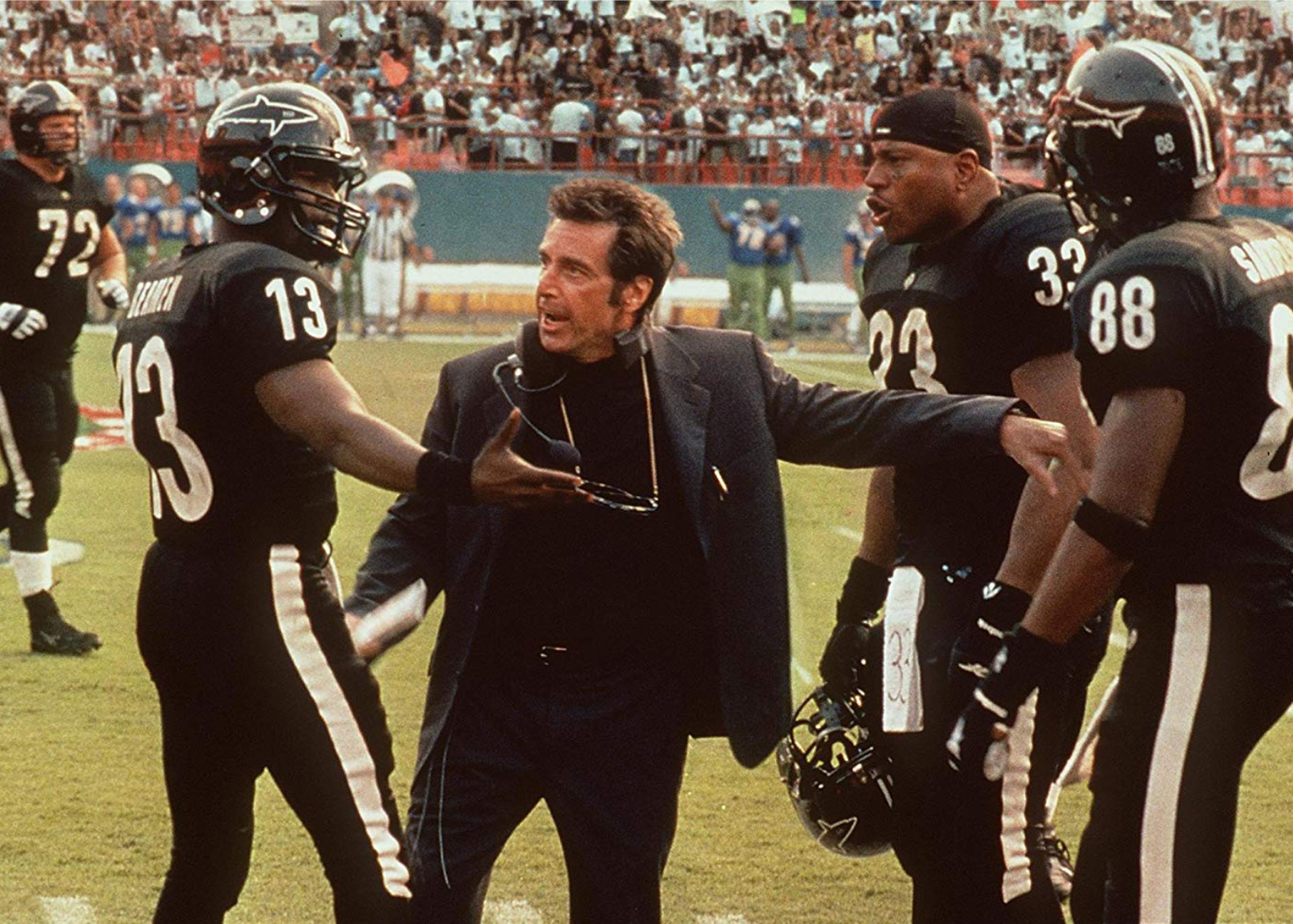 Al Pacino in a scene from 'Any Given Sunday’.