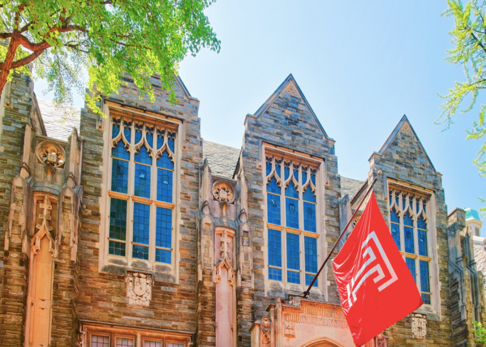 A historic building at Temple.