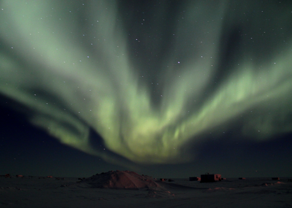 The northern lights in Barrow.