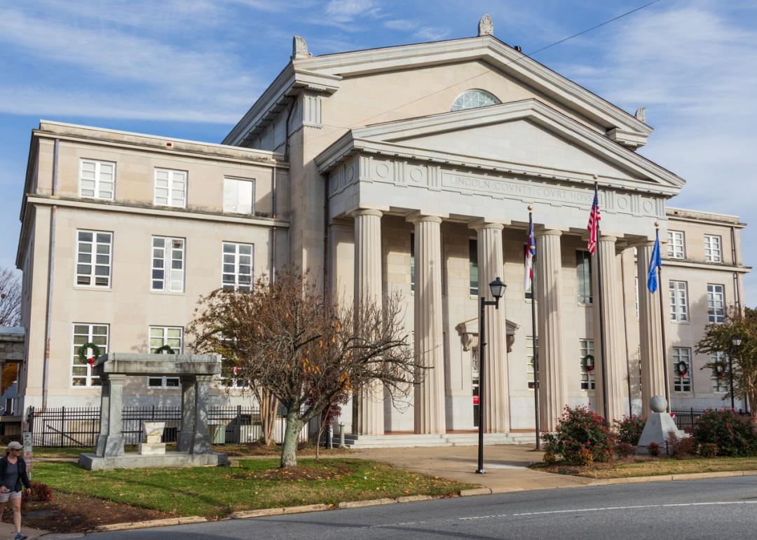 Courthouse in Lincolnton.