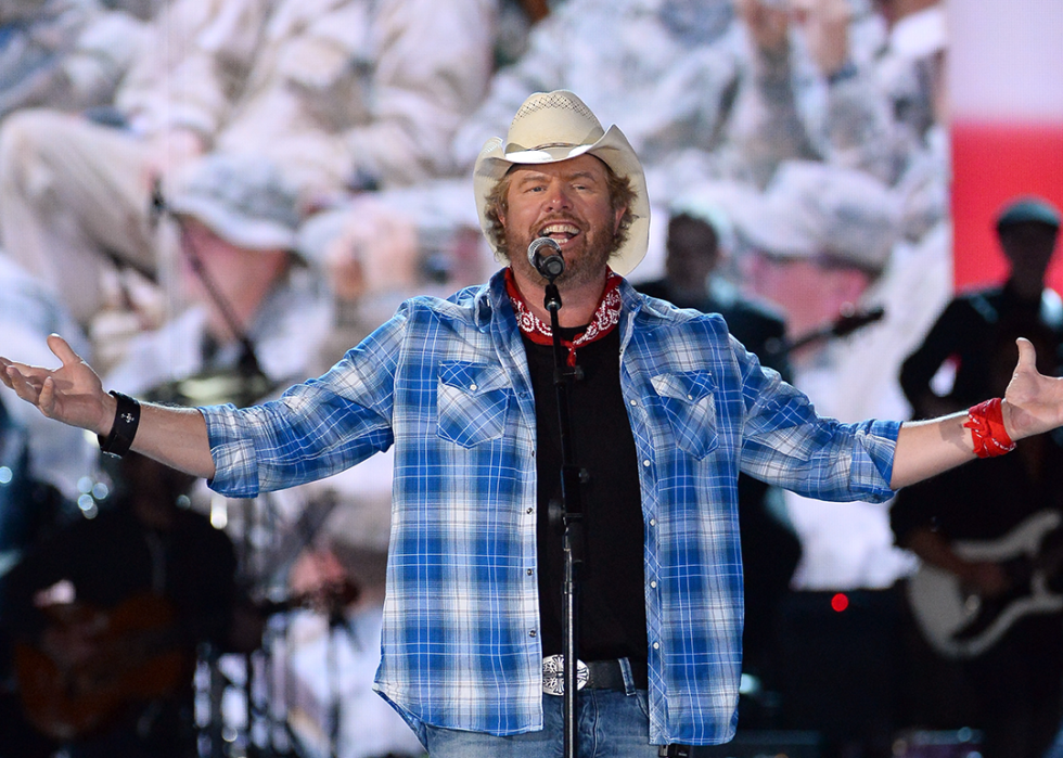 Toby Kieth onstage during ACM Presents: An All-Star Salute To The Troops.