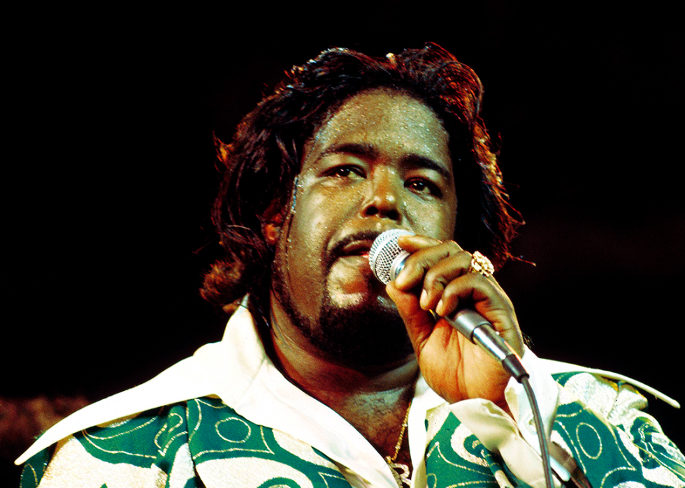 Barry White performing Royal Albert Hall.