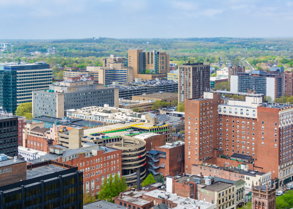 Aerial view New Haven.