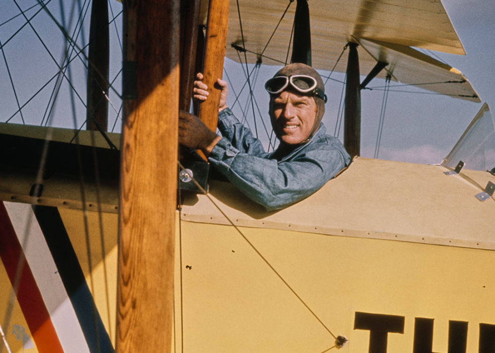 Robert Redford in a scene from ‘The Great Waldo Pepper’.