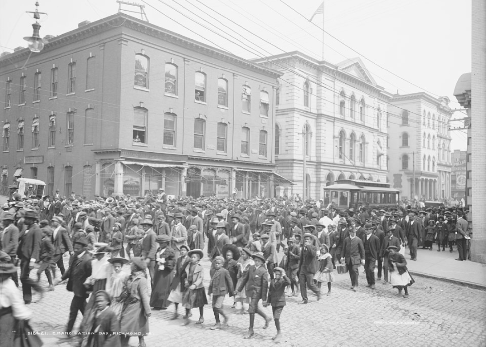 Emancipation Day celebration in Richmond, Virginia