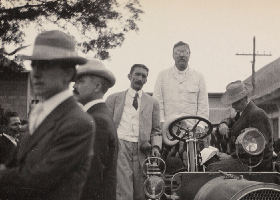 President Theodore Roosevelt visits Puerto Rico