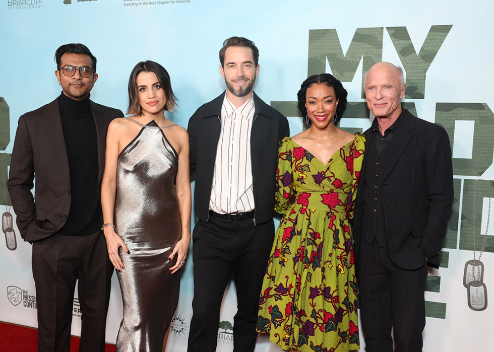 Utkarsh Ambudkar, Natalie Morales, Kyle Hausmann-Stokes, Sonequa Martin-Green and Ed Harris at the Special Screening of "My Dead Friend Zoe.”