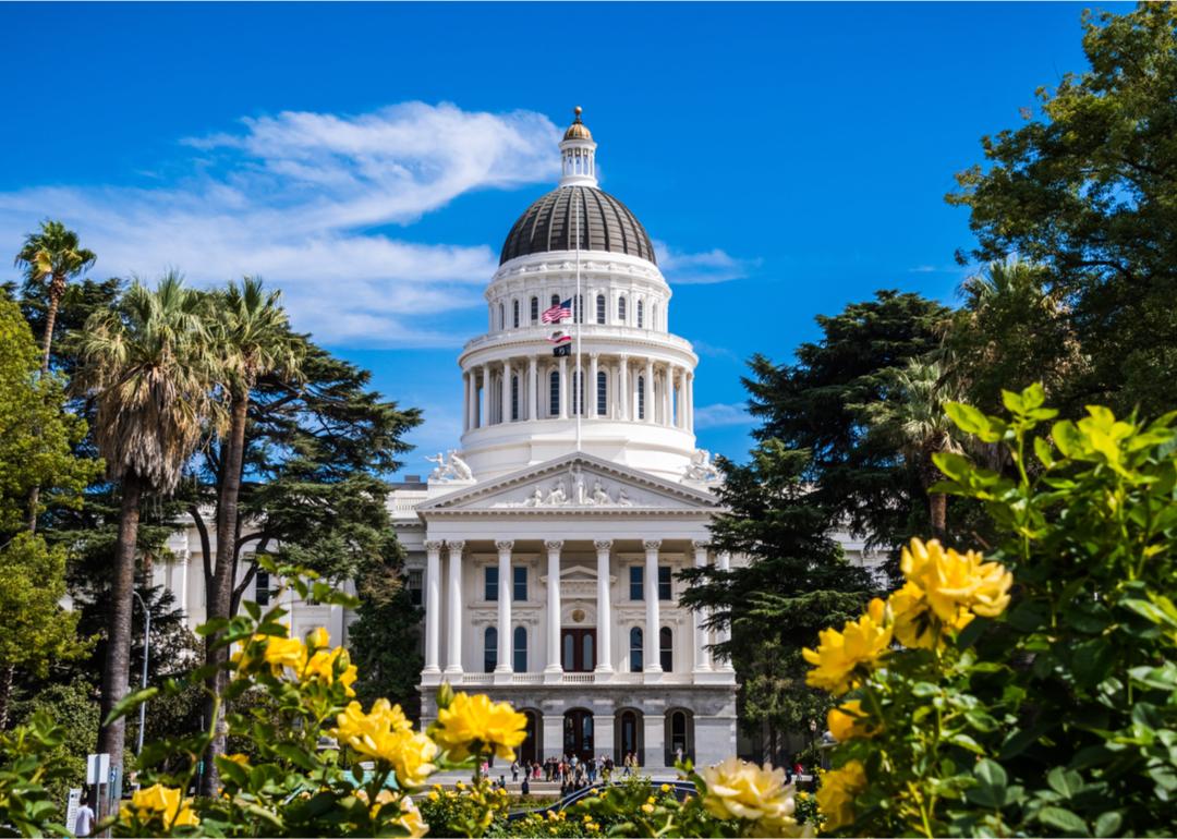 California State Capitol building.