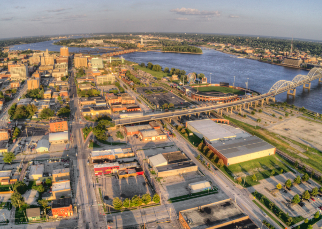 Aerial view of Davenport.