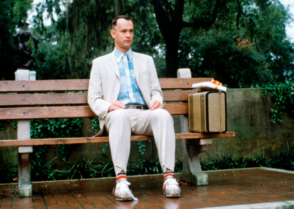 Tom Hanks in a scene from ‘Forrest Gump’.