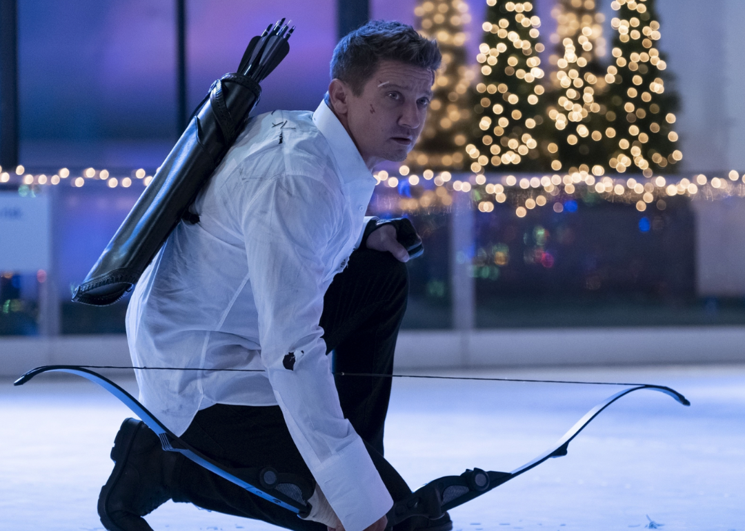 Jeremy Renner in an episode of ‘Hawkeye’