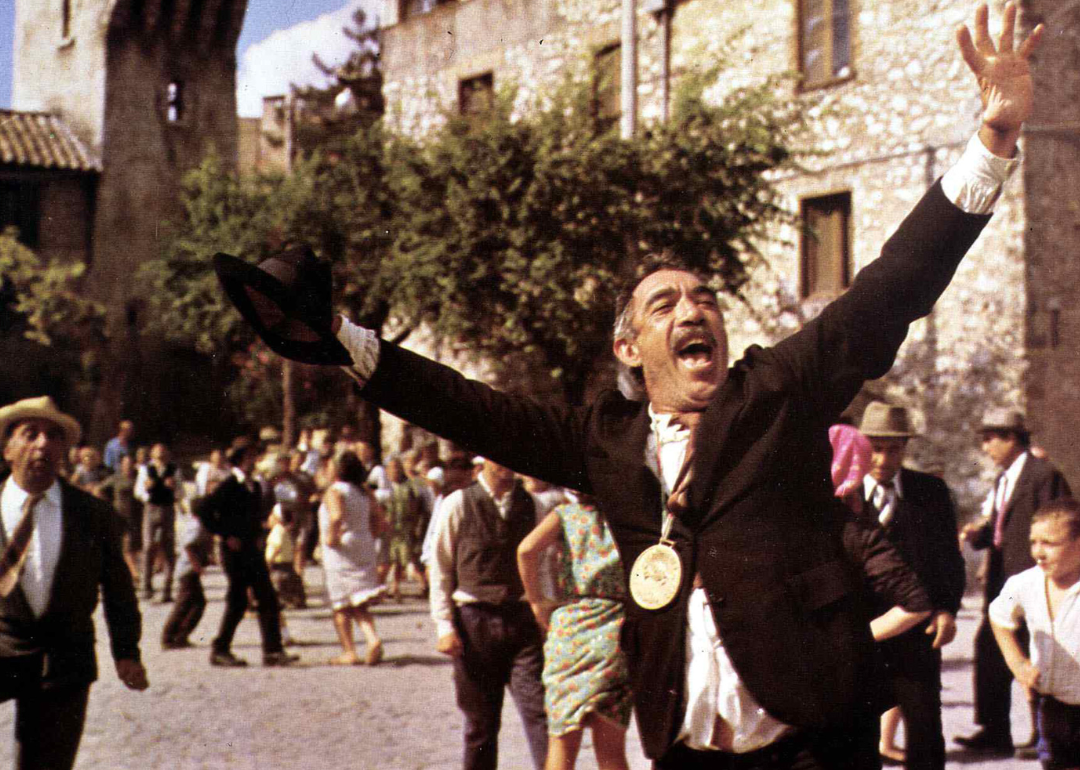 Anthony Quinn in a scene from ‘The Secret of Santa Vittoria.'