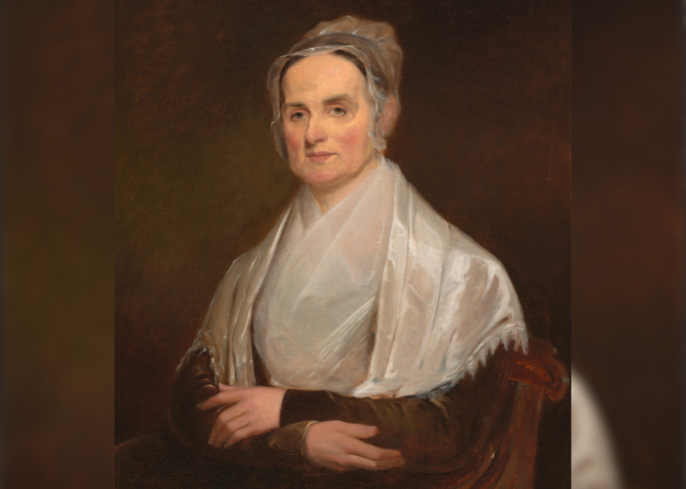 Portrait of Lucretia Mott by Joseph Kyle.
