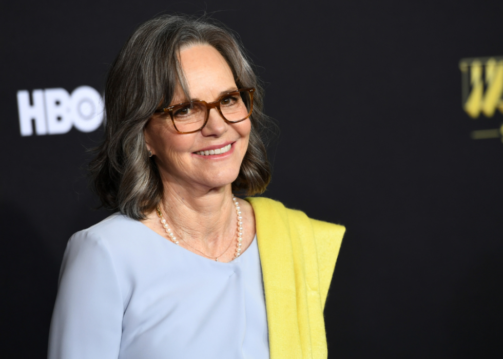 Sally Field attends premiere.