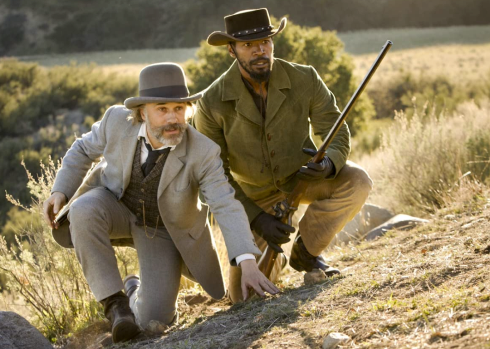Jamie Foxx and Christoph Waltz in ‘Django Unchained’
