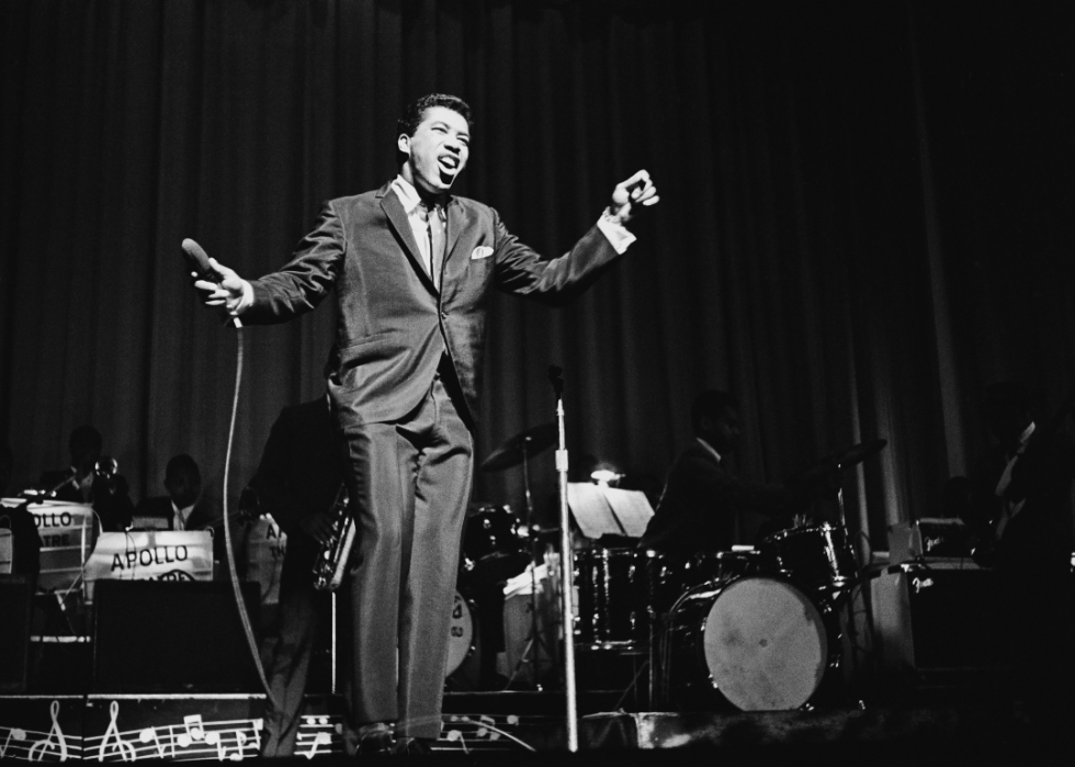 Ben E. King performs at the Apollo Theater.