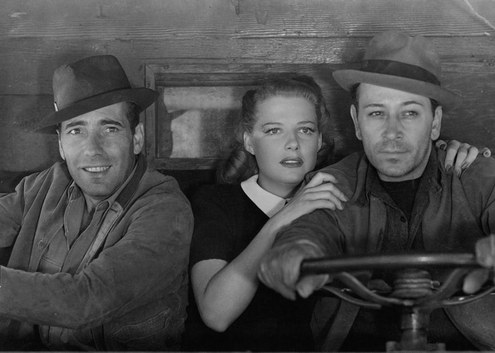 Humphrey Bogart, Ann Sheridan, and George Raft in ‘They Drive By Night.'