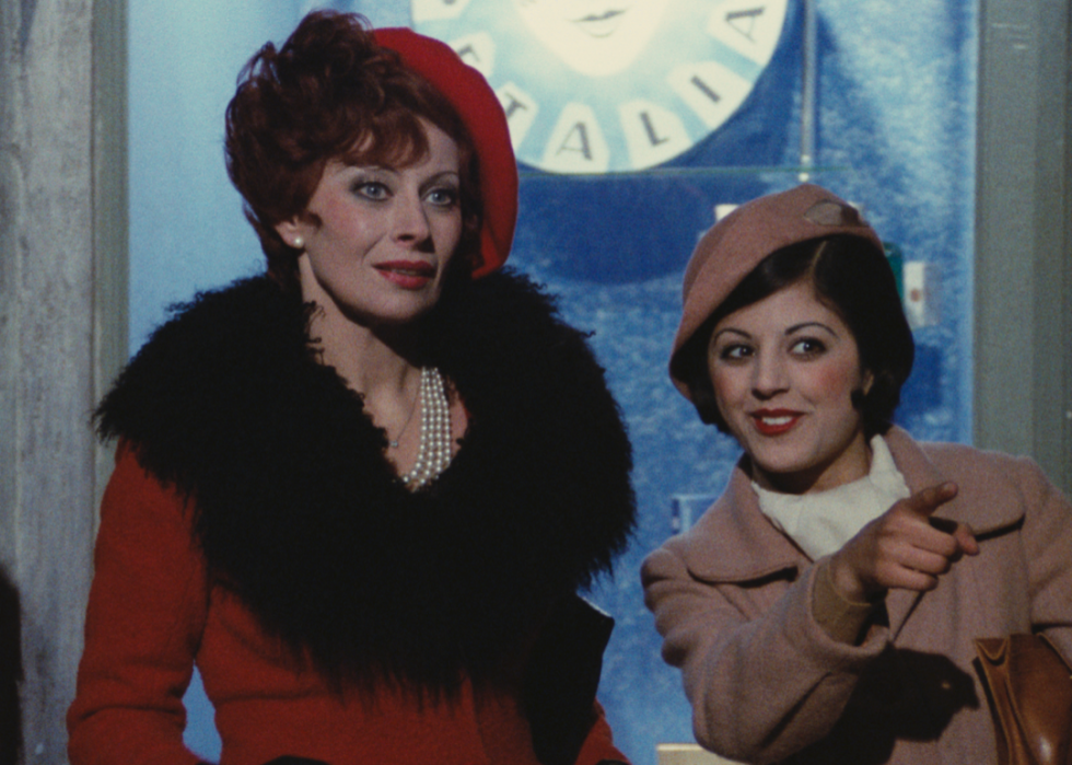 Two actresses in a scene from ‘Amarcord’