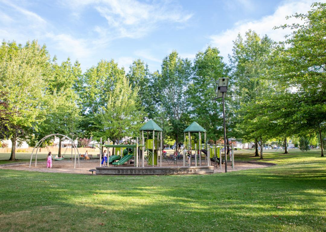 Park playground in Tigard.