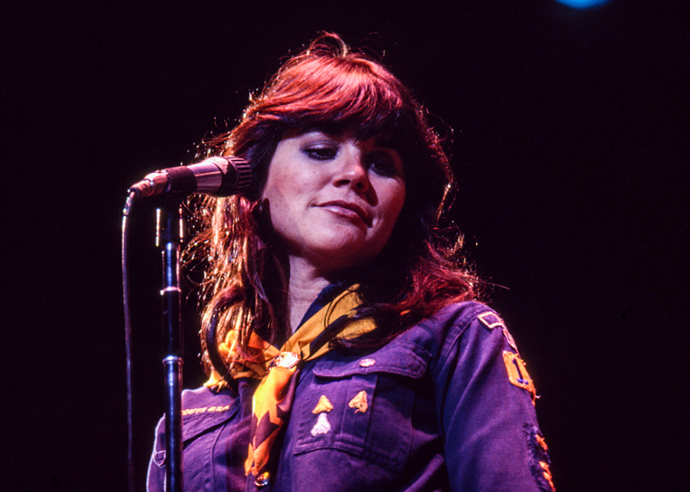 Linda Ronstadt performs at the Greek Theater in Berkeley, California.