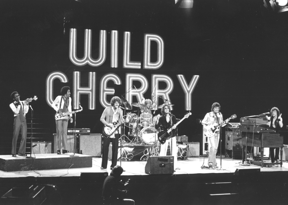 Wild Cherry perform onstage