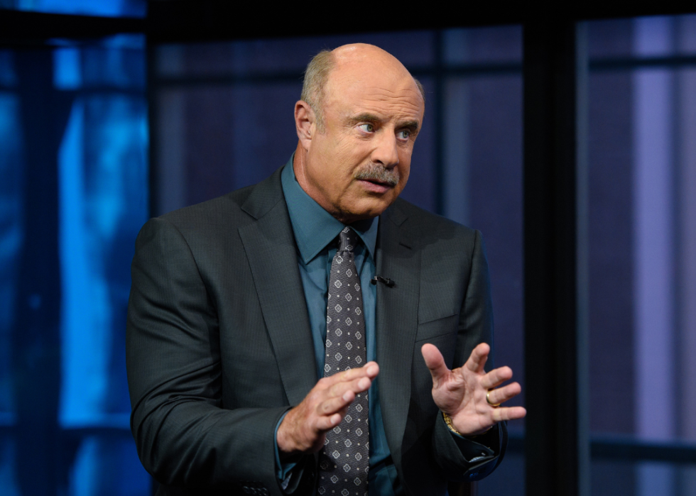 Dr. Phil McGraw tapes an episode of ‘Dr. Phil.'