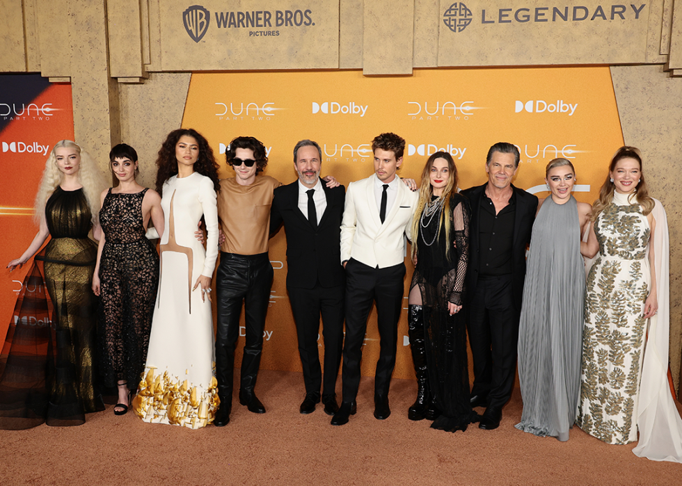 The cast of ‘Dune: Part Two’ poses for press at the New York Premiere.